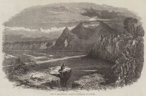 Vista en el Punjab, orillas del Ravee, en Shapore de Samuel Read